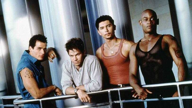 1998 spielten Antonio Sabato Jr., Mark Wahlberg, Lou Diamond und Bokeem Woodbine (v.l.n.r.) in "The Big Hit" 1998 spielten Antonio Sabato Jr., Mark Wahlberg, Lou Diamond und Bokeem Woodbine (v.l.n.r.) in "The Big Hit"