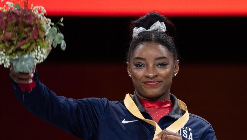 Überragende Turnerin der WM in Stuttgart: Simone Biles.