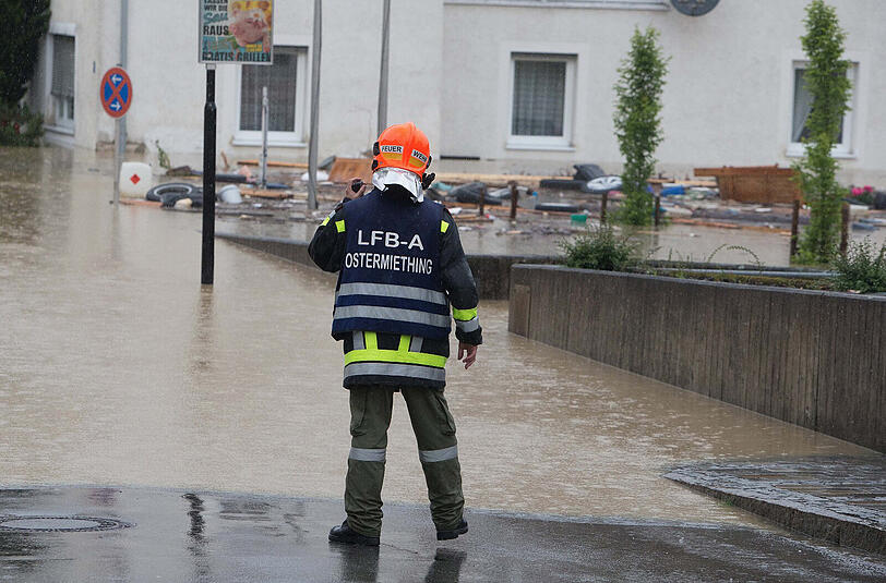 Weitere Bilder vom Hochwasser in Simbach.