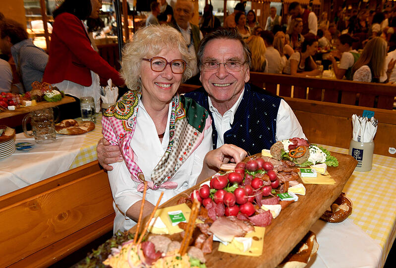 Elmar Wepper mit Frau Anita