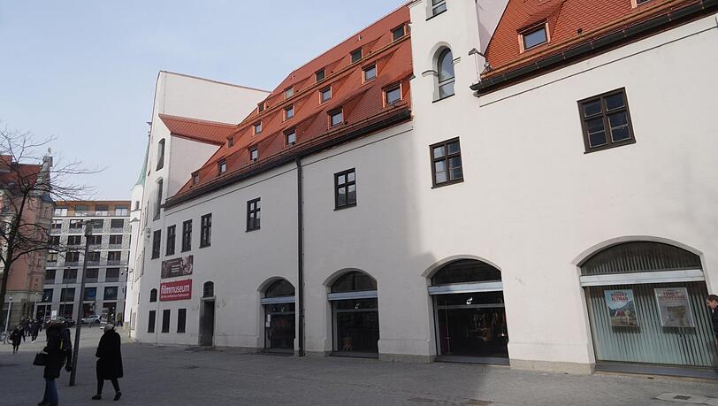Das Stadtcafe am Sankt-Jakobs-Platz neben dem Filmmuseum.
