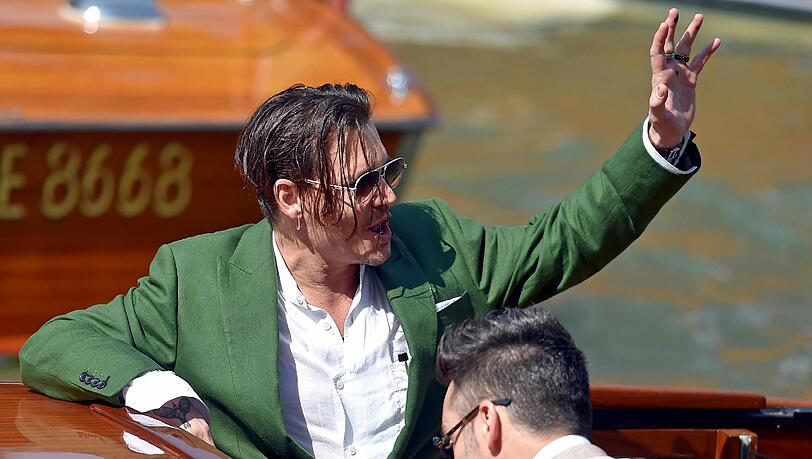 Johnny Depp in Venedig Johnny Depp in Venedig
