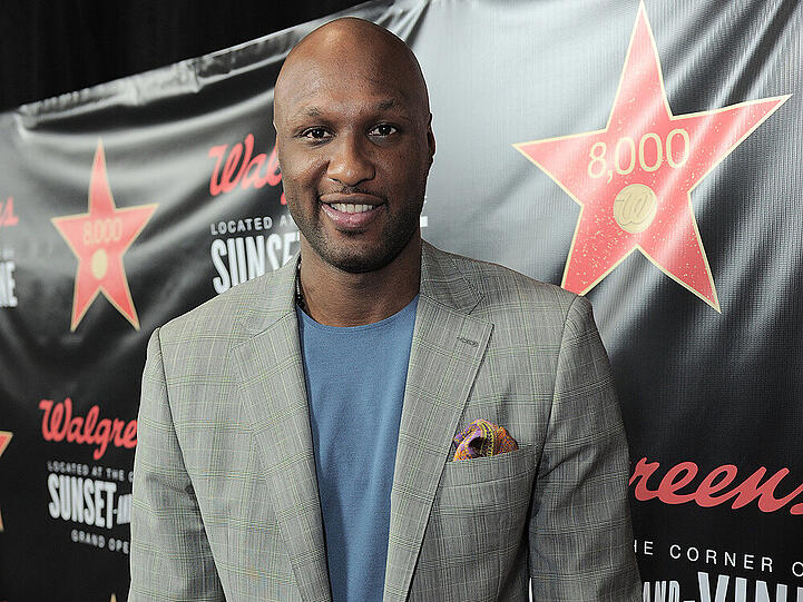 Ex-Basketball-Profi Lamar Odom bei einer Veranstaltung in Los Angeles