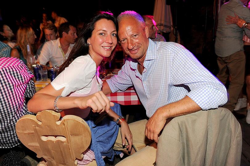 Alexander Czernin ( Take 5) und Freundin Antje.