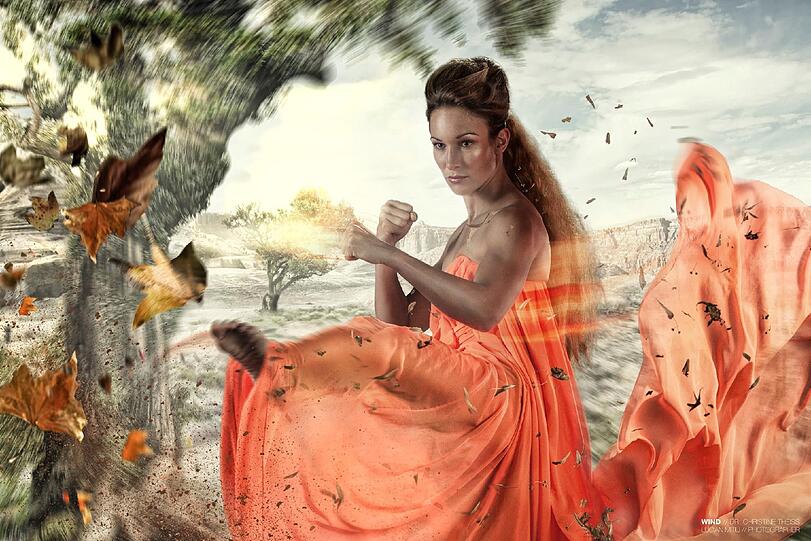 Das Fotoshooting von Christine Theiss: Das Element Luft