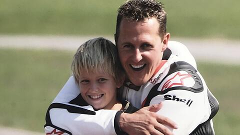 Mick (l.) und Michael Schumacher.