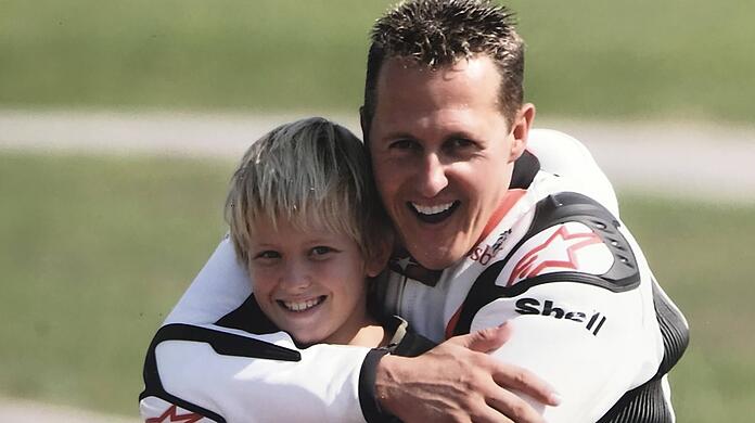 Mick (l.) und Michael Schumacher.
