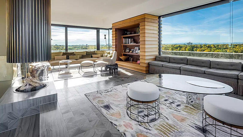 Wunderschöner Blick über die Skyline für München – billig ist der allerdings nicht.