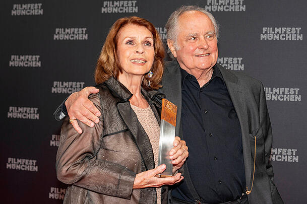 Senta Berger und ihr Ehemann Michael Verhoeven (†) im Jahr 2021. Senta Berger und ihr Ehemann Michael Verhoeven (†) im Jahr 2021.