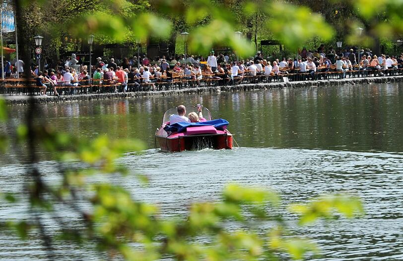 Die Münchner können diese Woche traumhaftes Sommerwetter genießen.