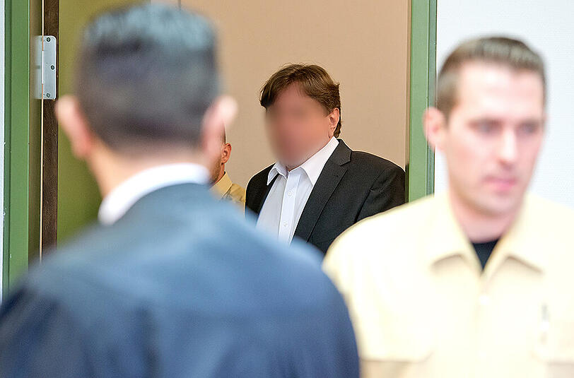 Der angeklagte Kaufmann Christian H. im Landgericht München.