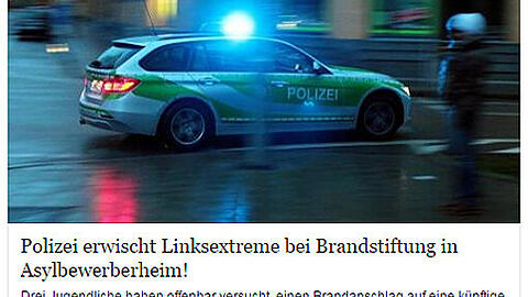 Nachdem uns zunächst die AfD Nürnberg eine gefälschte Schlagzeile unterschob, tat dies nun auch ein Pegida-Ableger. Besonders dreist ist der Kommentar (siehe nächstes Bild).