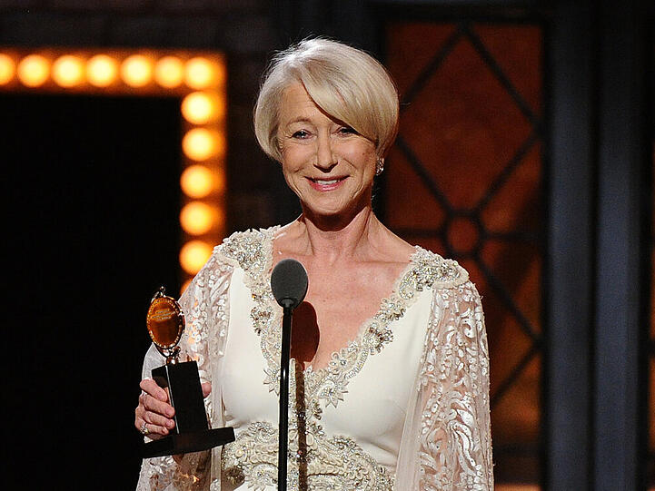 Helen Mirren freut sich über ihren Tony Award