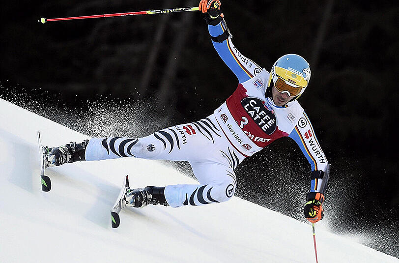 Im ersten Lauf landete Felix Neureuther noch auf dem vierten Platz.