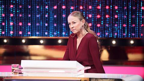 Jenny Elvers in der RTL-Show "Stars im Spiegel".