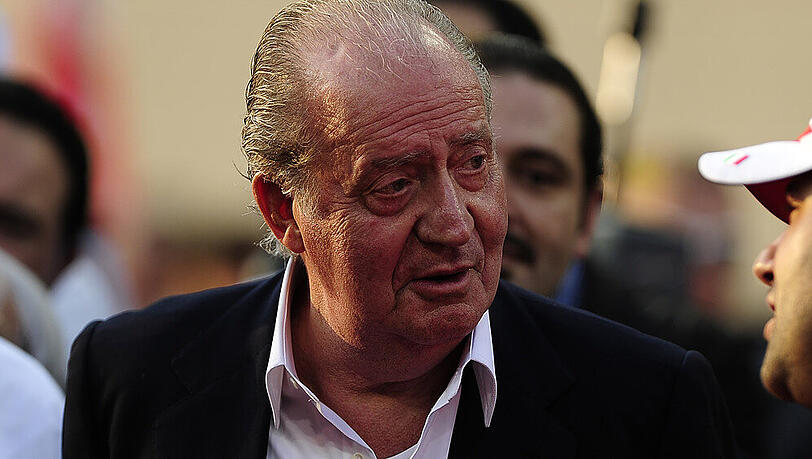 König Juan Carlos bei einem früheren Besuch eines Formel-1-Rennens in Abu Dhabi. König Juan Carlos bei einem früheren Besuch eines Formel-1-Rennens in Abu Dhabi.