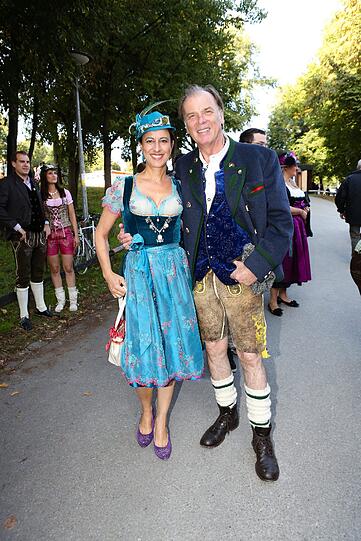 Wolfgang Fierek mit Ehefrau Djamila.