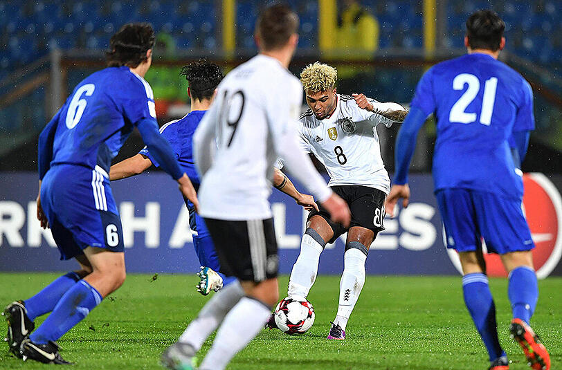 Die DFB-Elf im Spiel gegen San Marino.
