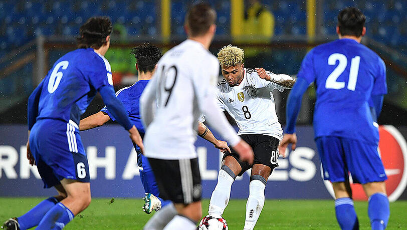 Die DFB-Elf im Spiel gegen San Marino. Die DFB-Elf im Spiel gegen San Marino.