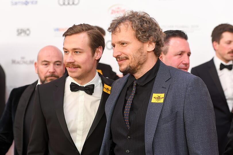 David Kross (l.) und Marcus H. Rosenmüller