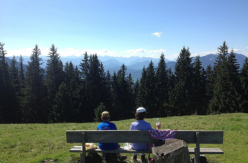 Herrlichstes Wanderwetter auch im September.