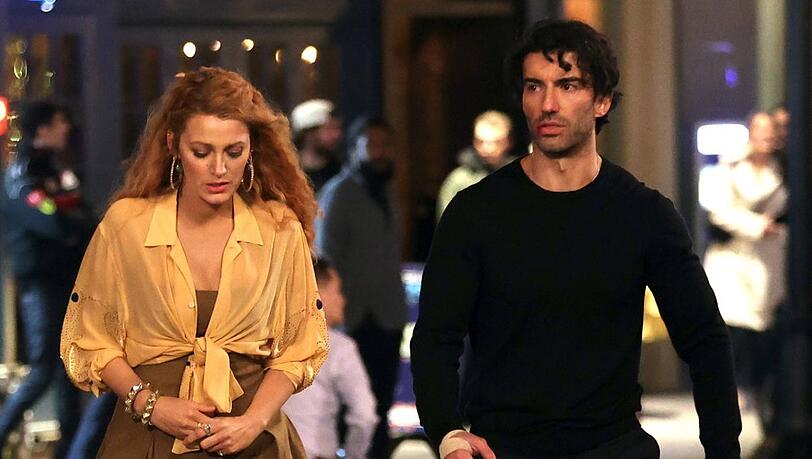 Blake Lively und Justin Baldoni am Set von "Nur noch ein einziges Mal". Blake Lively und Justin Baldoni am Set von "Nur noch ein einziges Mal".