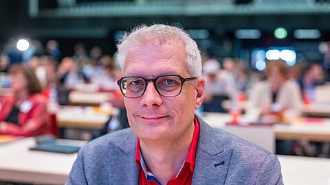 Teil eines Duos mit Kathrin Pollack: der neue Generalsekretär der SPD in Bayern, Uwe Kirschstein.