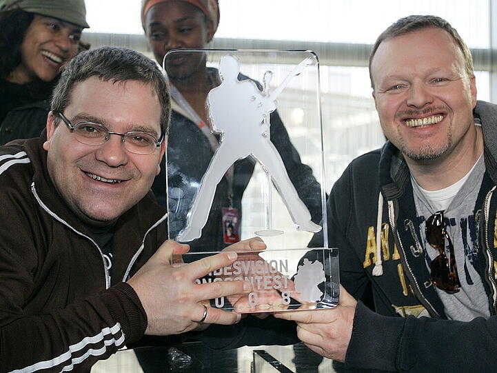 Ein Erfolgsgespann: Elton und Stefan Raab