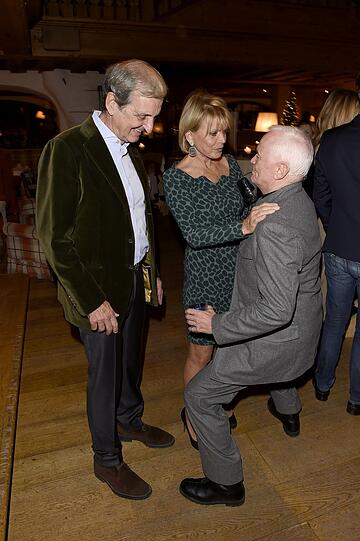 Uschi Glas und Dieter Hermann mit Werner Baldessarini