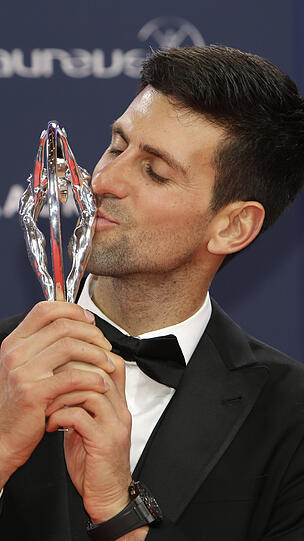Genau so wie der Sportler des Jahres, Novak Djokovic....