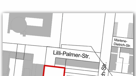 Hier verläuft der Rainer-Werner-Fassbinder-Platz. Hier verläuft der Rainer-Werner-Fassbinder-Platz.