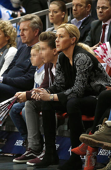 Der ehemalige Bundespräsident Christian Wulff mit seiner Frau Bettina und ihren Kindern.