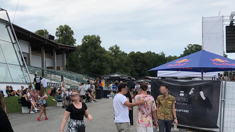 Das Festival fand auf der Galopprennbahn in Riem statt.