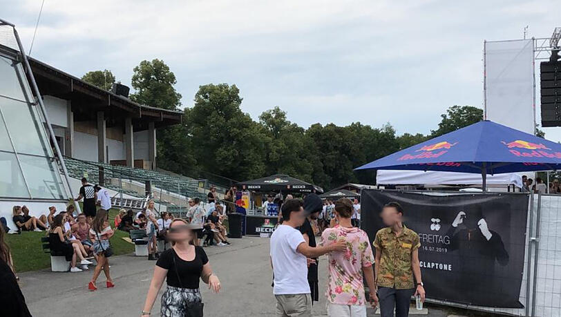 Das Festival fand auf der Galopprennbahn in Riem statt. Das Festival fand auf der Galopprennbahn in Riem statt.