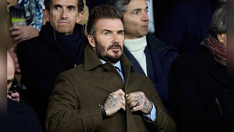 David Beckham ist Miteigentümer des US-Klubs Inter Miami.