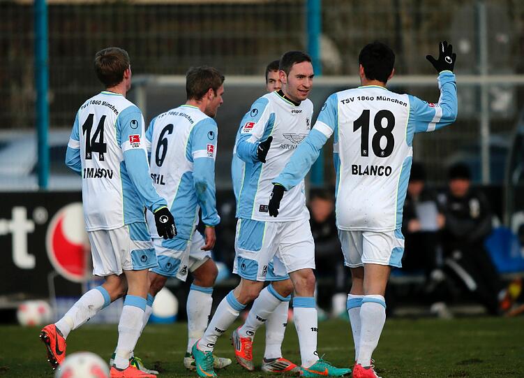Die Löwen gewinnen gegen die Spvgg Unterhaching im Test an der Grünwalder: Die Bilder vom Spiel