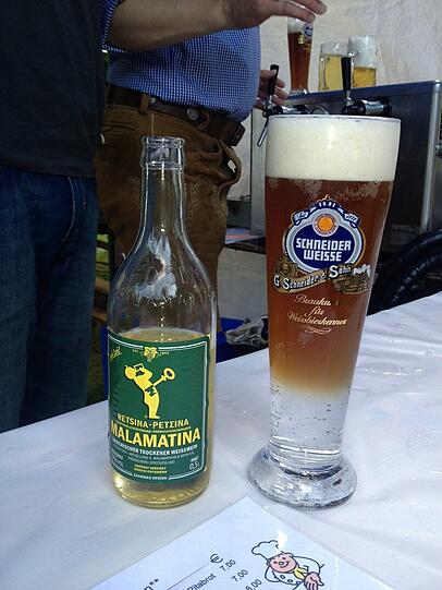 Weißbier neben Retsina: Das beste Symbol für das traditionelle "Griechisch-Bayerische Fest"