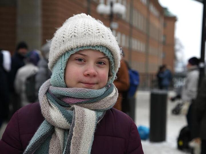Die schwedische Klimaaktivistin Greta Thunberg ist 17 Jahre alt geworden.