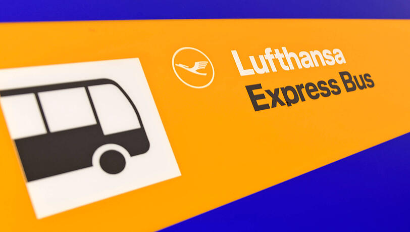 Auch der Lufthansa Express Bus akzeptiert ab 1. Mai das Deutschlandticket.