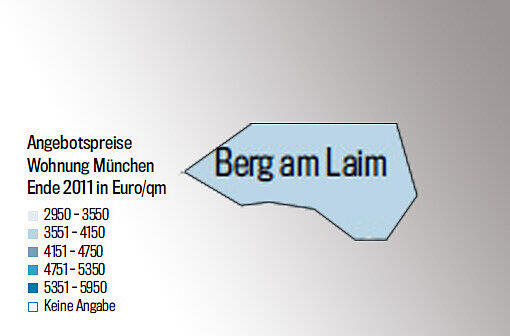 Die Quadratmeterpreise in den Stadtvierteln. Je dunkler das blau, desto teurer die Wohnungen. Alles unter 4000 Euro ist heute günstig. Checken Sie Ihr Viertel. Einfach weiterklicken!