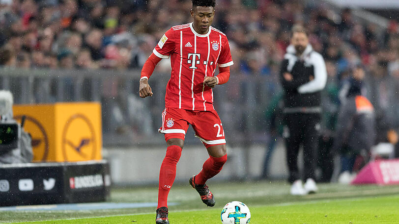 Auf Platz 4 steht derzeit der erst 25 Jahre alte David Alaba mit 282 Spielen.