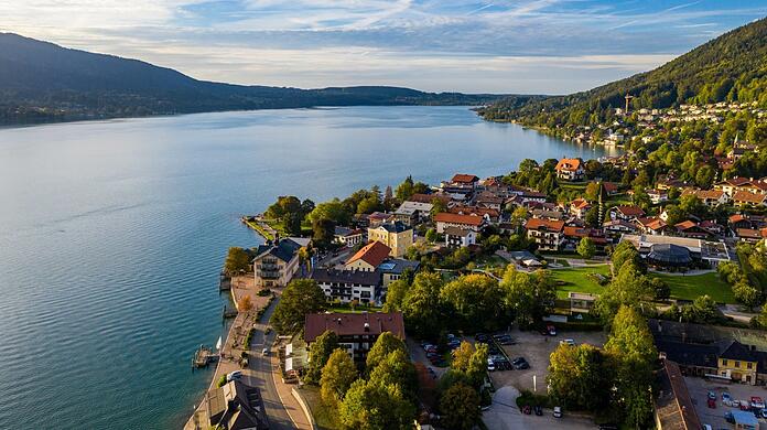 Blick auf den wunderschönen Tegernsee.