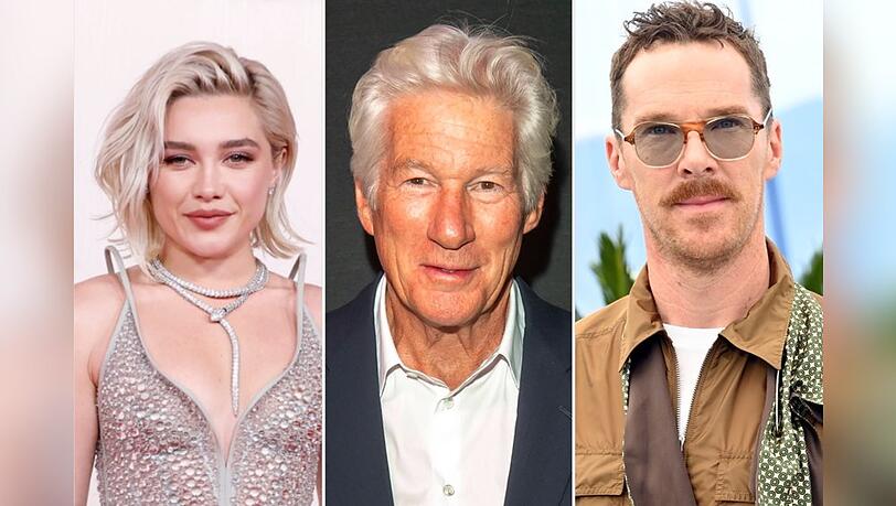 Florence Pugh, Richard Gere und Benedict Cumberbatch waren unter den zahlreichen Stars, die bei dem Event "Together for Palestine" in London auf der Bühne standen.