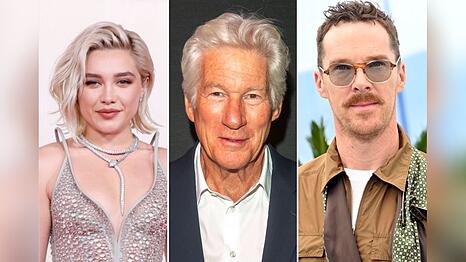 Florence Pugh, Richard Gere und Benedict Cumberbatch waren unter den zahlreichen Stars, die bei dem Event "Together for Palestine" in London auf der Bühne standen.