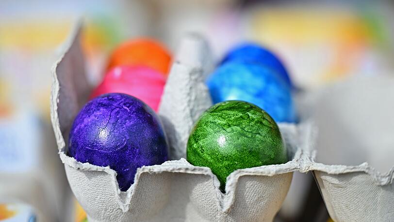 Ein guter Teil der Ostereier kommt aus dem Ausland. Ein guter Teil der Ostereier kommt aus dem Ausland.