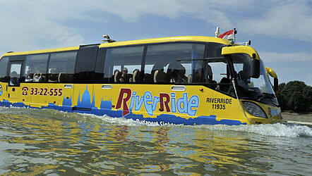 Schwimmender Sightseeingbus Schwimmender Sightseeingbus