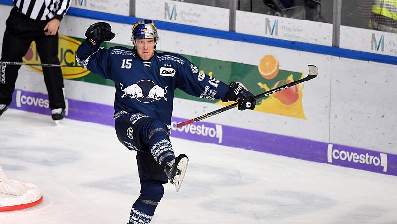 Beendet seine Karriere nach dieser Saison: Jason Jaffray vom EHC Red Bull München. Beendet seine Karriere nach dieser Saison: Jason Jaffray vom EHC Red Bull München.