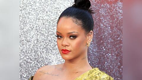 Rihanna auf dem Roten Teppich.