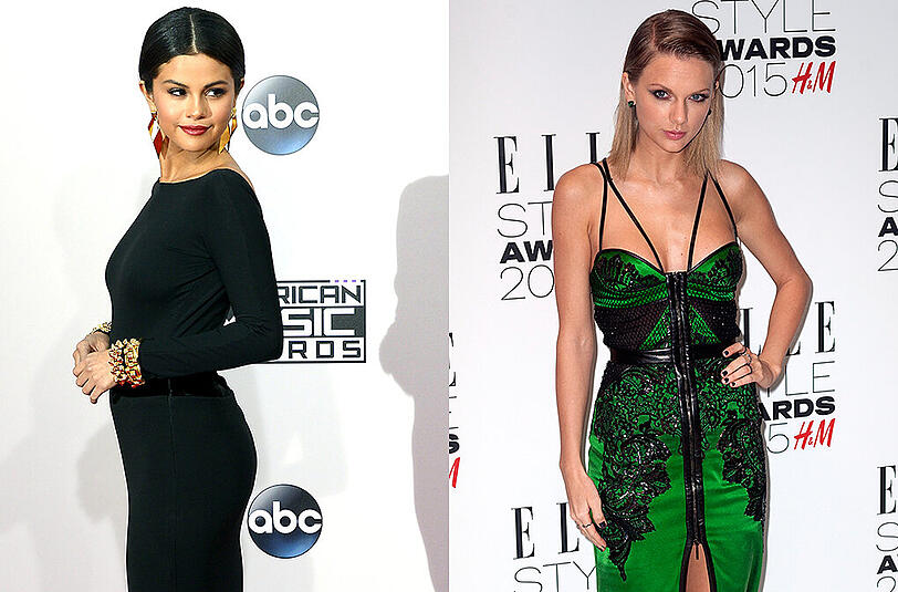 Selena Gomez und Taylor Swift waren beide mit...