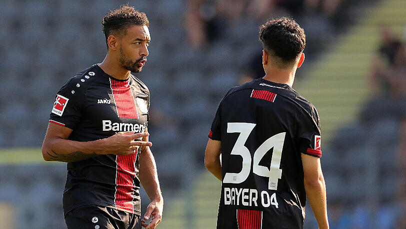 Karim Bellarabi (links) im Testspiel von Bayer Leverkusen beim Wuppertaler SV. Karim Bellarabi (links) im Testspiel von Bayer Leverkusen beim Wuppertaler SV.